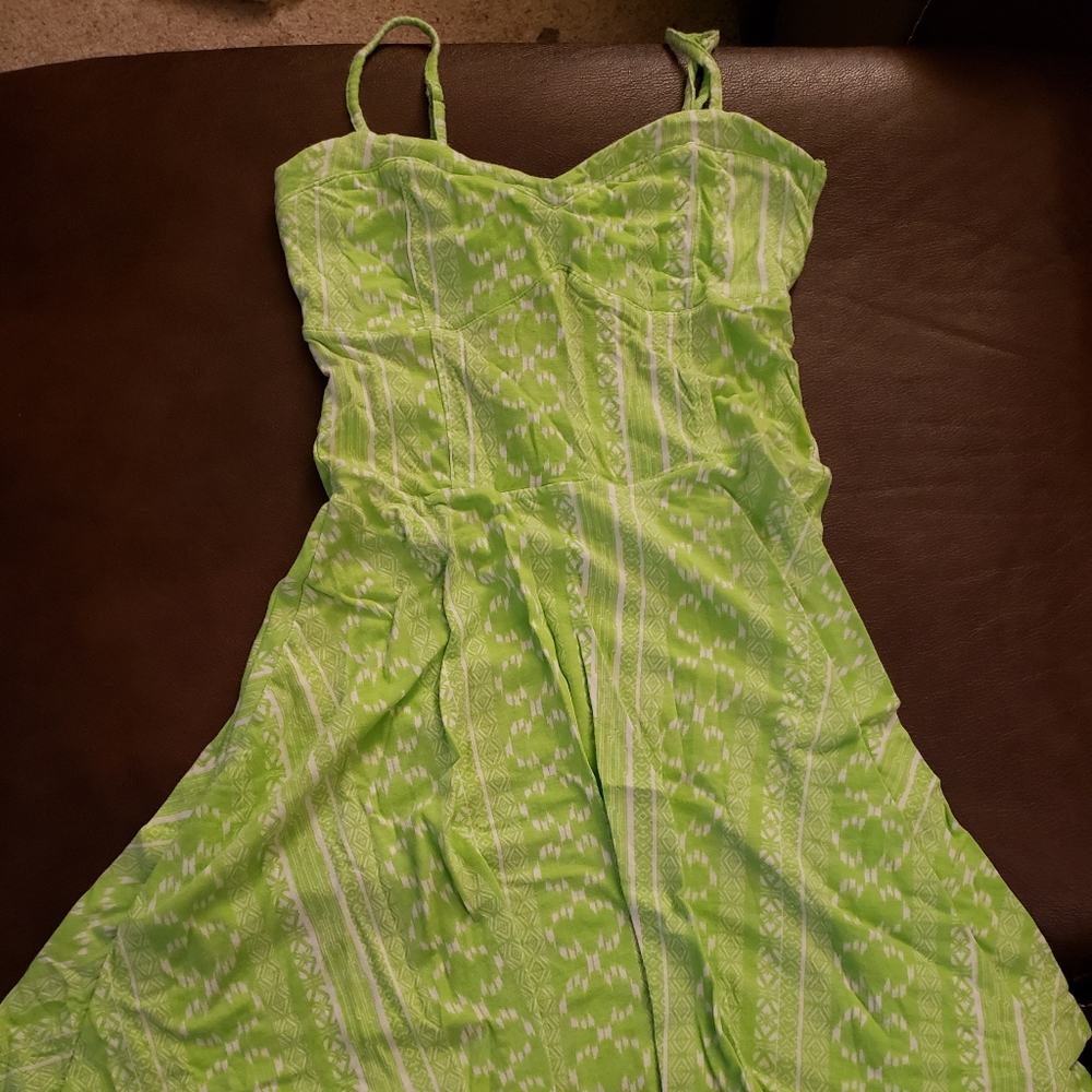 😍Aeropostle green tank top dress